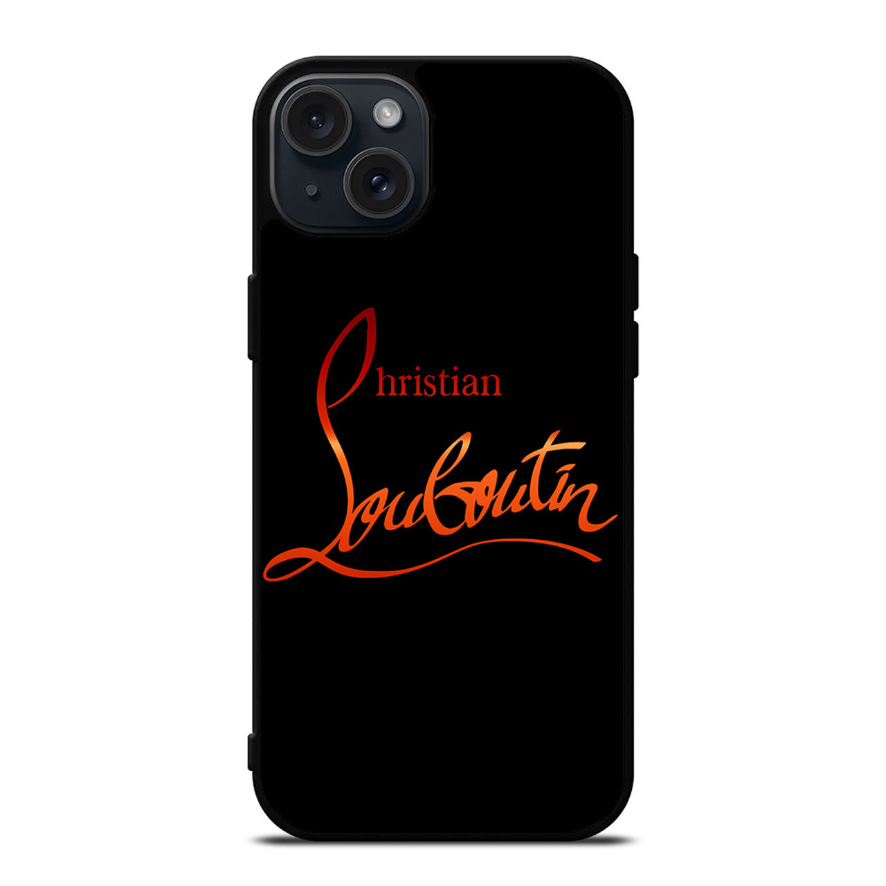 CHRISTIAN LOUBOUTIN RED LOGO iPhone 15 Plus Case Cover